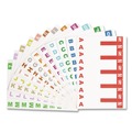 Labels | Smead 67150 1.16 x 3.13 AlphaZ Color-Coded A-Z Labels Starter Set - Assorted (1/Box) image number 1