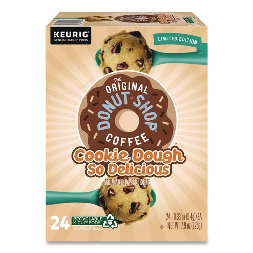 Coffee | The Original Donut Shop 5000366665 0.3 oz K-Cups - Cookie Dough So Delicious (24/Box) image number 0