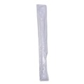 Just Launched | Boardwalk BWKKNIFEIW Mediumweight Wrapped Polypropylene Cutlery Knives - White (1000/Carton) image number 2