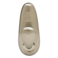 Wall Racks & Hooks | Command FC13-BN-ES 5 lbs. Capacity Adhesive Mount Metal Hook - Large, Brushed Nickel Finish (1 Hook and 2 Strips/Pack) image number 1