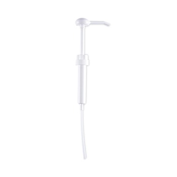 Boardwalk 516160 1 oz 12 in. Tube Plastic Siphon Pump for 1 Gallon Bottles - White (12/Carton)