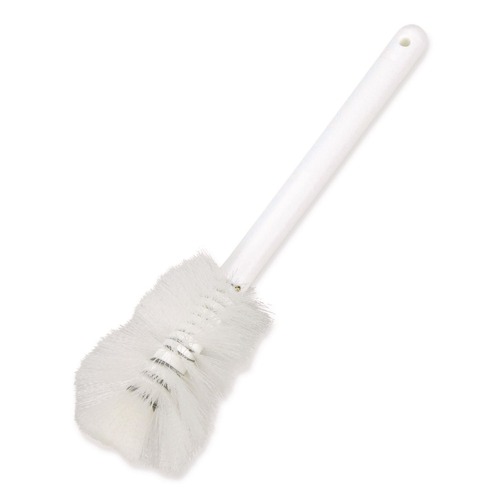 Cleaning & Janitorial Supplies | Carlisle 4046600 Sparta 4.5 in. Pint Plastic Handle Bottle Brush - White image number 0