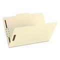 File Folders | Smead 19537 0.75 in. Expansion 1/3-Cut Top Tab Fastener Folders, 2 Fasteners - Legal Size/Manila Exterior (50/Box) image number 3