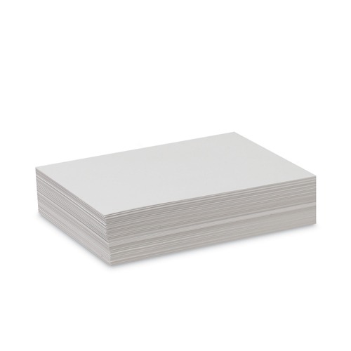 Art & Craft Paper | Pacon P4709 57 lbs. Text Weight 9 in. x 12 in. Drawing Paper - Pure White (1-Ream) image number 0