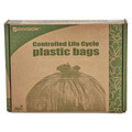 Trash Bags | Stout by Envision G3344B11 33 in. x 44 in. 39-Gallon 1.1 mil. Controlled Life-Cycle Plastic Trash Bags - Brown (40/Box) image number 3