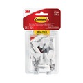 Wall Racks & Hooks | Command 17067-MPES 0.5 lbs. Capacity Small Metal General Purpose Hooks - White/Silver (28/Pack) image number 1
