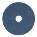 Labor Day Sale | Boardwalk BWK4014BLU 14 in. Diameter Scrubbing Floor Pads - Blue (5/Carton) image number 0