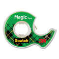 Tape Dispensers | Scotch 3105 0.75 in. x 25 ft. 1 in. Core Magic Tape in Handheld Dispenser - Clear (3/Pack) image number 1
