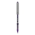 Pens | uni-ball 60382 VISION 0.7 mm Stick Roller Ball Pen - Violet Ink/Silver/Violet/Clear Barrel/Fine (1-Dozen) image number 1