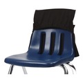 Office Chairs | Victor 30101 11 x 15.5 x 14 Elastic-Back Seat Sack for Chairs 12 in. to 17 in. Wide - Black image number 2