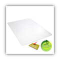Office Chair Mats | Deflecto CM2E442FCOM 46 x 60 EconoMat All Day Use Chair Mat for Hard Floors - Clear image number 3