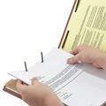 File Folders | Smead 13724 2 in. Expansion Recycled Pressboard 4-Fastener Classification Folders - Letter Size/Red Exterior (10/Box) image number 5