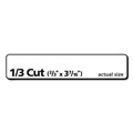 Labels | Avery 05366 0.66 in. x 3.44 in. Permanent TrueBlock File Folder Labels with Sure Feed Technology - White (30/Sheet, 50 Sheets/Box) image number 5