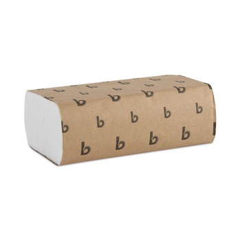 PAPER TOWELS AND NAPKINS | Boardwalk B6200 9 in. x 9.45 in. 1-Ply Multifold Paper Towels - White (16/Carton)