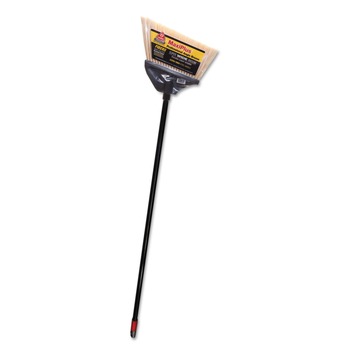BROOMS | O-Cedar Commercial 91351 MaxiPlus Professional Polystyrene Bristle Angle Brooms with 51 in. Handle - Black (4-Piece/Carton)