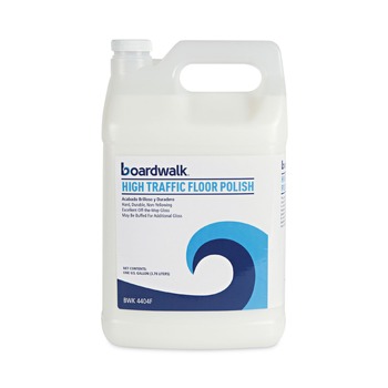 Boardwalk 132000-41ESSN 1 Gallon Bottle High Traffic Floor Polish (4/Carton)