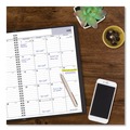 Notebooks & Pads | AT-A-GLANCE AY200 12 in. x 8 in. 14-Month (Jul 2025-Aug 2026) DayMinder Ruled Blocks Monthly Planner - Black Cover image number 4