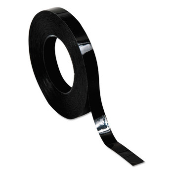  | Chartpak BG2501M 0.25 in. x 27 ft. 1 in. Core Graphic Chart Tapes - Matte Black (1-Roll)