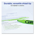 Highlighters | Avery 24020 HI-LITER Desk-Style Chisel Tip Highlighters - Fluorescent Green Ink/Black Barrel (1-Dozen) image number 5