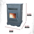 | Cleveland Iron Works F500205 49,000 BTU Large Pellet Stove image number 4
