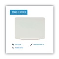 White Boards | MasterVision GL080101 Lago 48 in. x 36 in. Magnetic Glass Dry Erase Board  - Opaque White image number 6