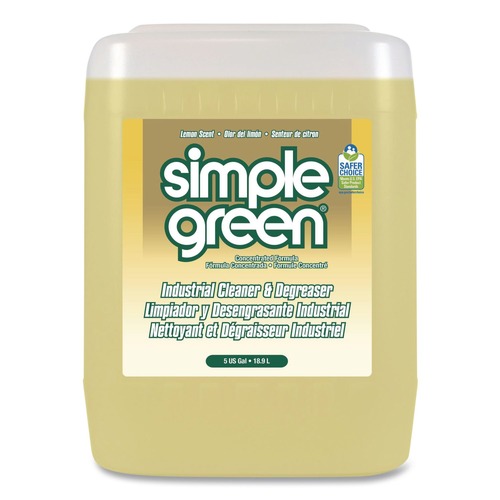 All-Purpose Cleaners | Simple Green 3000000114005 5 Gallon Industrial Cleaner and Degreaser - Lemon Scent image number 0