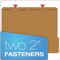 File Folders | Pendaflex FK312 1/3-Cut Tabs 2 Fasteners Legal Size Kraft Fastener Folders (50/Box) image number 1