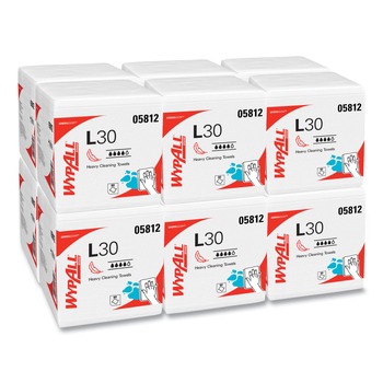  | WypAll 5812 L30 Quarter Fold 12.5 in. x 12 in. Towels (90/Polypack, 12 Polypacks/Carton)
