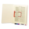 File Folders | Smead 34112 Heavyweight Reinforced End Tab U-Clip Fastener Folders - Letter, Manila (50/Box) image number 0