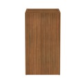 Office Carts & Stands | Alera VA532822WA 15.63 in. x 20.5 in. x 28.5 in. Valencia Series 3-Drawer Full File Pedestal - Modern Walnut image number 2