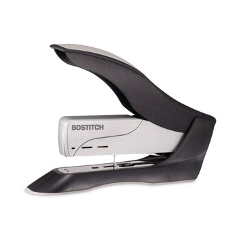 OFFICE STAPLERS AND PUNCHES | PaperPro 1300 Spring-Powered Premium Heavy-Duty Stapler with 100-Sheet Capacity - Black/Silver