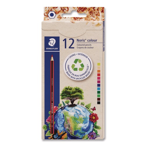 Pencils | Staedtler 185 C12A6 02 Colored Pencils, Assorted Lead and Barrel Colors, 12/Pack image number 0