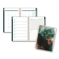 Notebooks & Pads | AT-A-GLANCE 1758200 8.5 in. x 5.5 in. 12-Month (Jan-Dec 2026) Emerald Isle Weekly/Monthly Planner - Green Marbled Cover image number 0