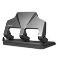 Staple Punches | Universal UNV74325 30-Sheet Three 7mm Hole Power Assist Punch - Black image number 0
