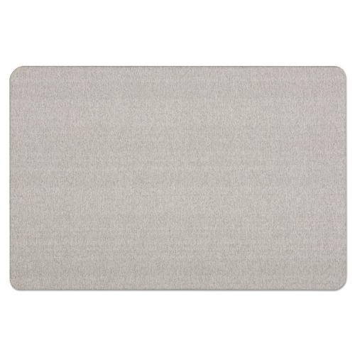  | Quartet 7684G 48 in. x 36 in. Oval Office Fabric Bulletin Board - Gray image number 0