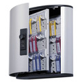 Office & Office Supplies | Durable 196623 36-Key 11.75 x 4.63 x 11 Brushed Aluminum Locking Key Cabinet - Silver image number 1