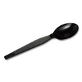Just Launched | Dixie TH517 Heavyweight Plastic Cutlery Teaspoons - Black (1000/Carton) image number 1