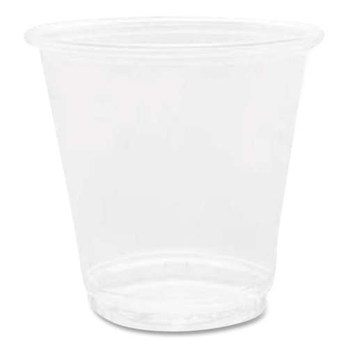 Cups and Lids | Karat C-KC3 3 oz PET Plastic Cups - Clear (2500/Carton) image number 0