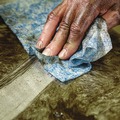 Paper Towels and Napkins | SCRUBS 42230 10 in. x 12 in. Hand Cleaner Towels - Blue/White image number 2
