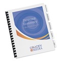 Dividers & Tabs | Avery 11516 Print-On 11 in. x 8.5 in. 5-Tab Customizable Unpunched Dividers - White (5/Pack) image number 6