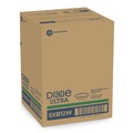  | Dixie SXB12WS Pathways 12 oz. Heavyweight WiseSize Paper Bowls with Soak Proof Shield - Green/Burgundy (4/Carton) image number 3