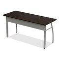 Office Desks & Workstations | Linea Italia LITTR742MOC Trento Line 59.13 in. x 23.63 in. x 29.5 in. Rectangular Desk - Mocha image number 3