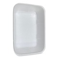 Food Trays, Containers, and Lids | GEN 20KWH 12 in. x 8.7 in. x 2.45 in. No. 20K Foam Meat Trays - White (125/Carton) image number 0