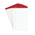 Notebooks & Pads | Universal M9-45000 Perforated Wide/Legal Ruled Writing Pads With (50) 8.5 in. x 14 in. Sheets - White Sheet/Red Headband (1-Dozen) image number 0