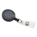 Label & Badge Holders | SICURIX BAU68844 30 in. Extension Swivel-Style Spring-Clip ID Card Reel - Black image number 3