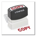 Stamps & Stamp Supplies | Universal UNV10048 COPY Pre-Inked One-Color Message Stamp - Red image number 3