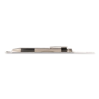 Zebra ZEB27111 F-301 Ballpoint Pen, Retractable, Fine 0.7 mm, Black Ink, Stainless Steel/Black Barrel