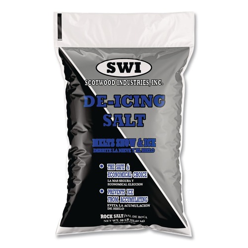 Safety & First Aid | Scotwood Industries 50B-RS 50 lb. Rock Salt De-Icing Salt (1-Pallet) image number 0