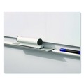 White Boards | Iceberg 31160 Clarity 72 in. x 36 in. Glass Dry Erase Board with Aluminum Trim - White Surface image number 3