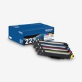Ink & Toner | Brother TN2234PK 1,400/1,300 Page-Yield Toner - Black/Cyan/Magenta/Yellow (4/Pack) image number 1